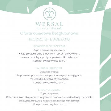 Menu bezglutenowe